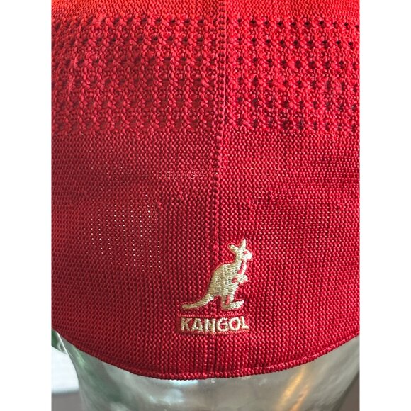 Kangol Tropic 504 Ventair Cap Large Red Lightweight Breathable Knit Stylish Hat - Picture 4 of 15